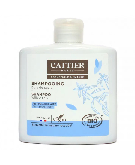 Shampooing antipelliculaire - 250 ml - Cattier Cattier - Shampooing au bois de saule antipelliculaire 250 ml Espritphyto Shampooing antipelliculaire - 250 ml - Cattier Cattier - Shampooing au bois de saule antipelliculaire 250 ml Espritphyto