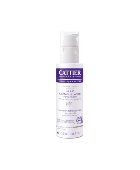 Cattier - Huile Démaquillante Purété Divine Noyau d'Abricot Efficacité waterproof - 100 ml Cattier - Huile Démaquillante Purété Divine Noyau d'Abricot Efficacité waterproof - 100 ml