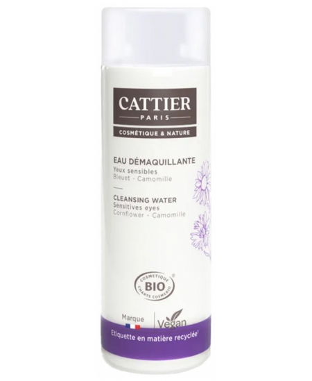 Cattier - Eau démaquillante Pétale d'Iris yeux sensibles - 150 ml Cattier - Eau démaquillante Pétale d'Iris yeux sensibles - 150 ml