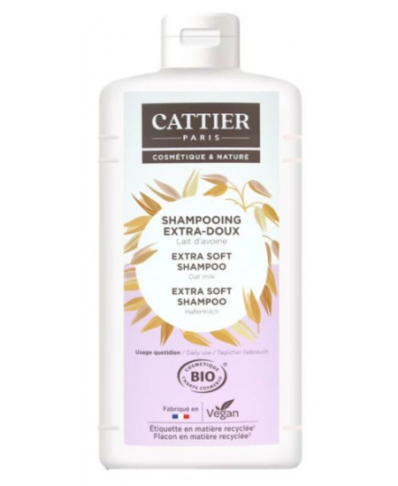 Cattier - Shampoing extra doux Lait d'avoine - 1 L shampooing extra doux Espritphyto