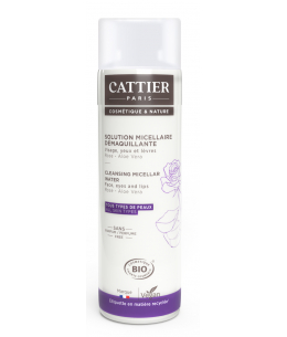 Cattier Solution Micellaire Démaquillante Rose Aloe 300 ml espritphyto