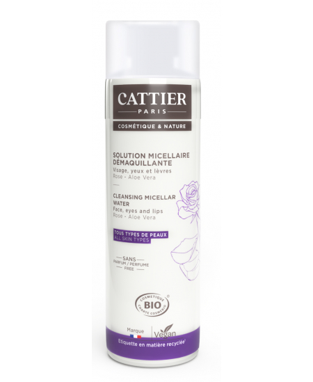 Cattier Solution Micellaire Démaquillante Rose Aloe 300 ml espritphyto Cattier Solution Micellaire Démaquillante Rose Aloe 300 ml espritphyto