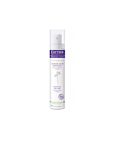 Cattier - Fleur d'Émulsion soin de jour matifiant Fleur d'impératoire Noisette - 50 ml Cattier - Fleur d'Émulsion soin de jour matifiant Fleur d'impératoire Noisette - 50 ml