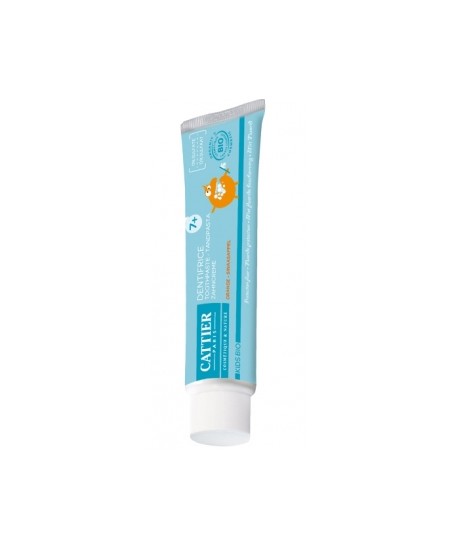 Cattier - Dentifrice enfants 7ans et + protection fluor goût orange - 50 ml Cattier - Dentifrice enfants 7ans et + protection fluor goût orange - 50 ml