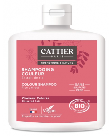 Cattier - Shampoing sans sulfate couleur - 250 ml Cattier - Shampoing sans sulfate couleur - 250 ml