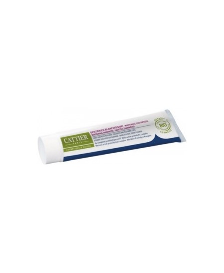 Cattier - Dentifrice Blanchissant Eridène sans sulfate ni fluor - 75 ml