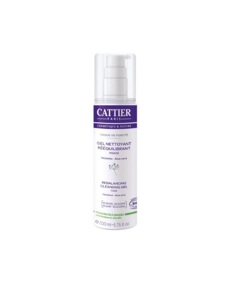 Cattier - Gel Nettoyant Rééquilibrant Vague de Pureté - 200 ml Cattier - Gel Nettoyant Rééquilibrant Vague de Pureté - 200 ml