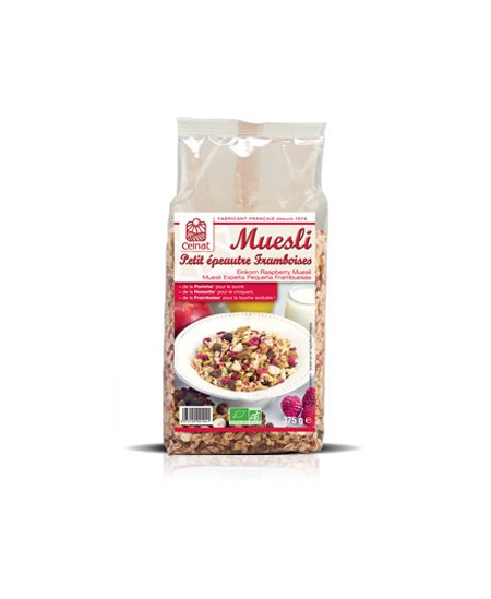 Celnat - Muesli Petit Epeautre Framboises - 375 gr Celnat - Muesli Petit Epeautre Framboises - 375 gr