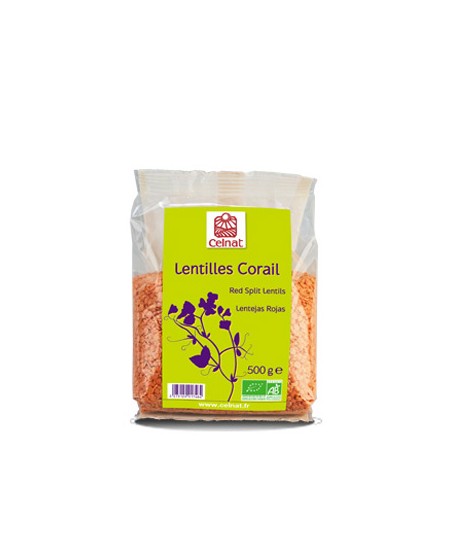 Celnat - Lentilles corail - 500 gr Celnat - Lentilles corail - 500 gr