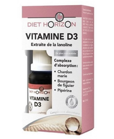 Diet Horizon - Vitamine D3 - 15 ml Diet Horizon - Vitamine D3 - 15 ml