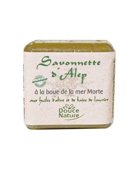 Douce Nature - Savonnette d'Alep à la boue de la Mer morte - 100 gr Douce Nature - Savonnette d'Alep à la boue de la Mer morte - 100 gr