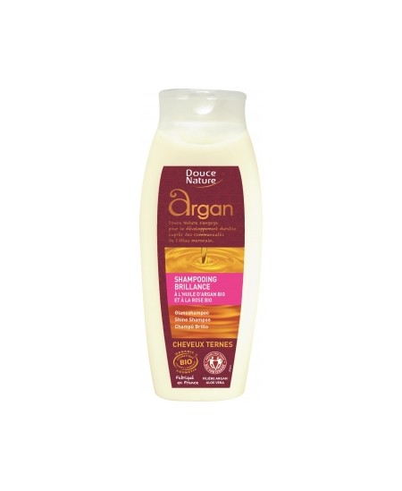 Douce Nature - Shampoing Crème Brillance Argan - 250 ml Douce Nature - Shampoing Crème Brillance Argan - 250 ml