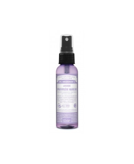 Dr Bronners - Spray hygiénique naturel à la Lavande - 59 ml Dr Bronners - Spray hygiénique naturel à la Lavande - 59 ml