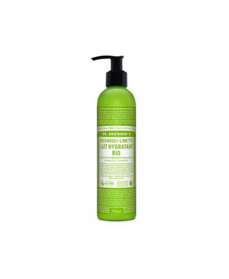 Dr Bronners - Lait hydratant Patchouli Citron Vert - 240 ml Dr Bronners - Lait hydratant Patchouli Citron Vert - 240 ml