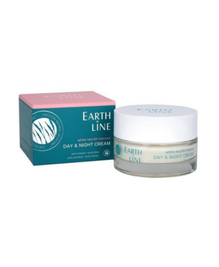 Earth Line - Crème anti age jour nuit Lift Intense au thé blanc - 50 ml Earth Line - Crème anti age jour nuit Lift Intense au thé blanc - 50 ml