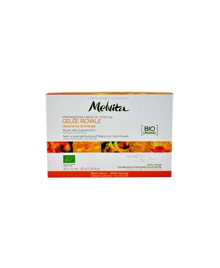 Melvita - Gelée royale 20 ampoules de 10ml - 200 ml Melvita - Gelée royale 20 ampoules de 10ml - 200 ml