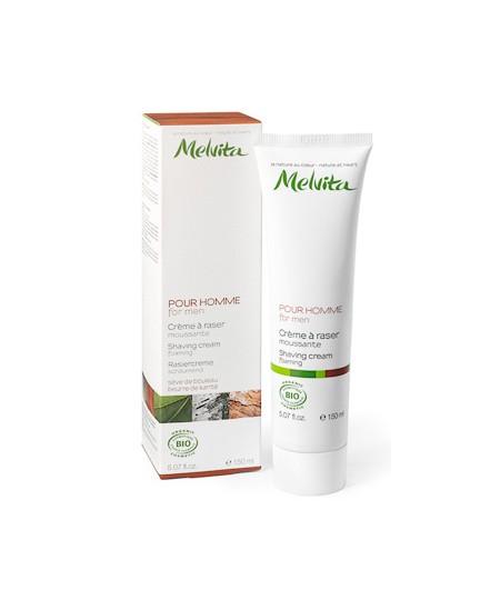 Melvita - Crème à raser Sève de Bouleau et Beurre de Karité - 150 ml Melvita - Crème à raser Sève de Bouleau et Beurre de Karité - 150 ml