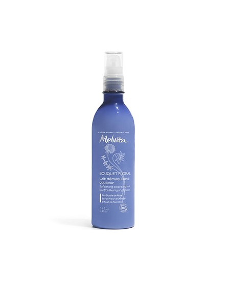 Melvita - Lait démaquillant peaux normales à sèches Rose Fleur d'Oranger Narcisse - 200 ml Melvita - Lait démaquillant peaux normales à sèches Rose Fleur d'Oranger Narcisse - 200 ml