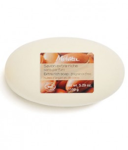 Savon de Bain Extra riche sans parfum - 150 gr - Melvita onctueux hydratant Espritphyto