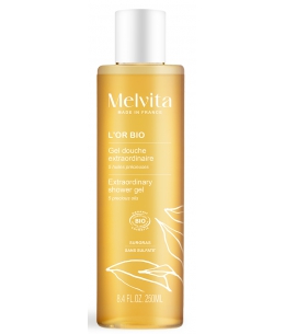 Melvita Gel douche extraordinaire L'Or Bio 250ml Douche Extraordinaire aux 5 huiles précieuses Espritphyto