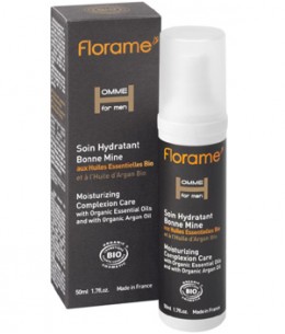 Florame - Soin hydratant Bonne Mine Homme à l'huile d'Argan - 50 ml