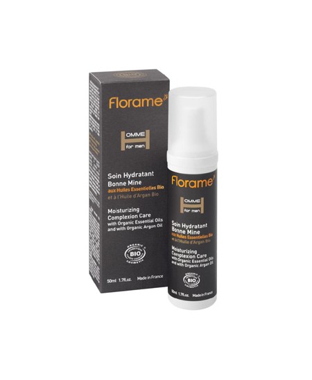 Florame - Soin hydratant Bonne Mine Homme à l'huile d'Argan - 50 ml Florame - Soin hydratant Bonne Mine Homme à l'huile d'Argan - 50 ml