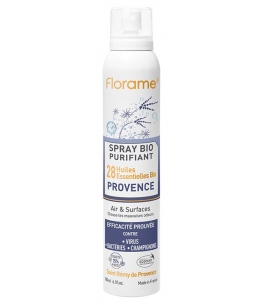 Spray purifiant provence aux 28 huiles essentielles - 180 ml - Florame bactéricide virucide fongicide