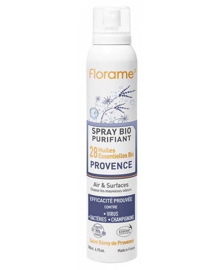Spray purifiant provence aux 28 huiles essentielles - 180 ml - Florame bactéricide virucide fongicide